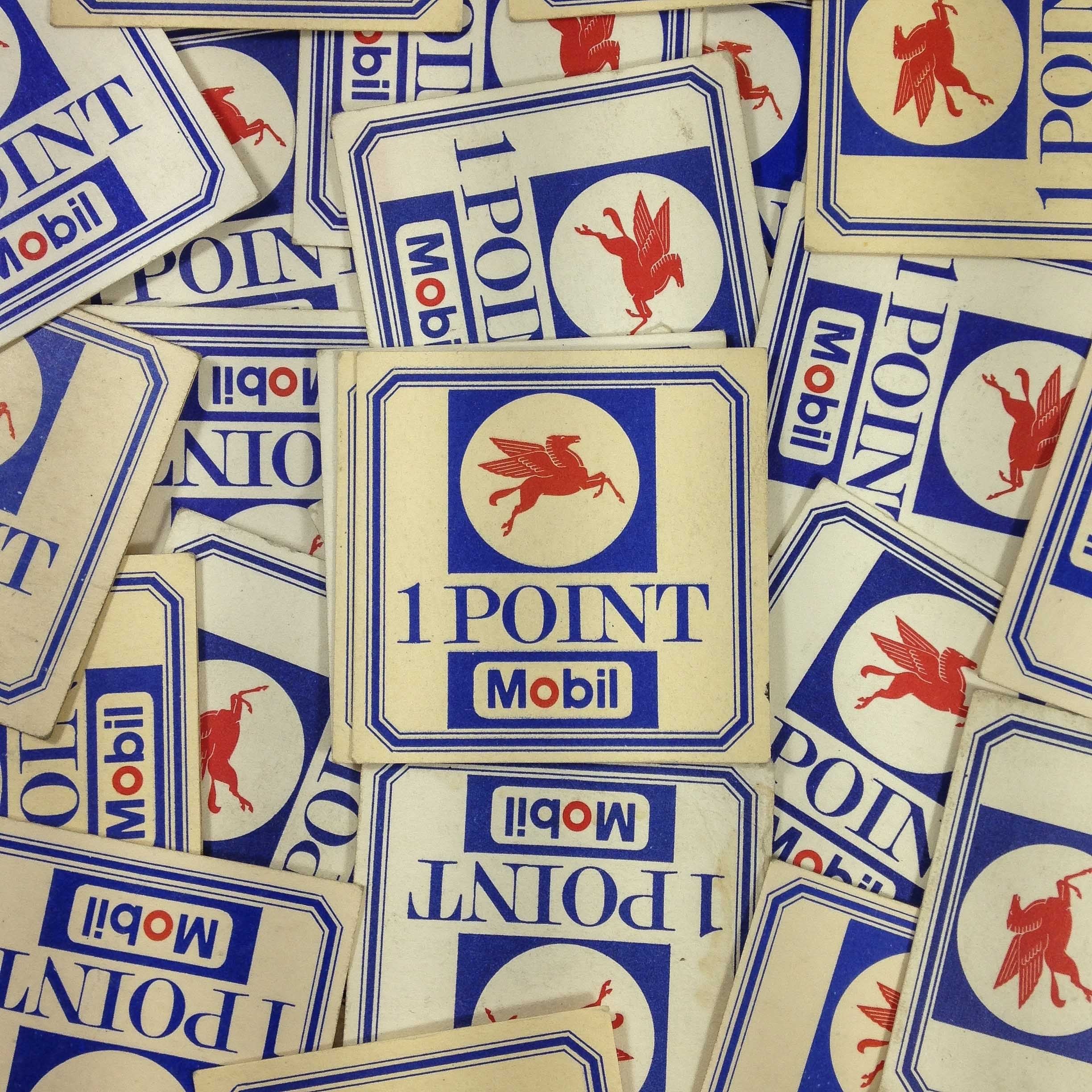 point mobil garage ancien vintage papier garage 1960