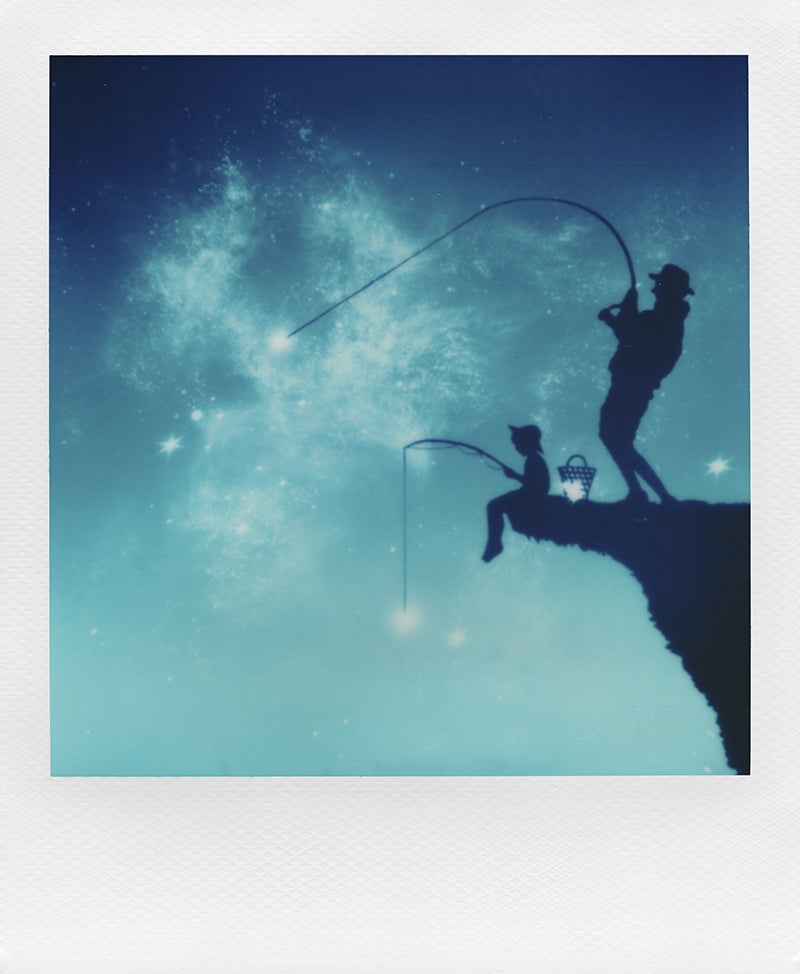 Polaroid Reclaimed blue edition pellicule instantanée photographie argentique bleu film