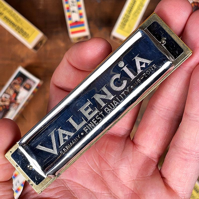 petit harmonica valencia germany us zone allemagne occupée vintage ancien 1945 1940 1949