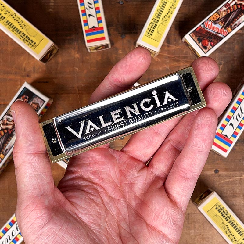 petit harmonica valencia germany us zone allemagne occupée vintage ancien 1945 1940 1949