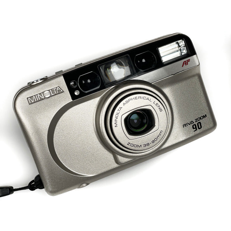 minolta riva zoom 90 compact point and shot film pellicule argentique ancien vintage 135 35mm 24x36
