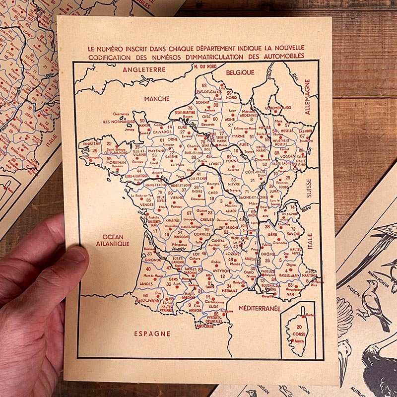 protège cahier ancien illustré couleur semelles talons morvan 1950 1960