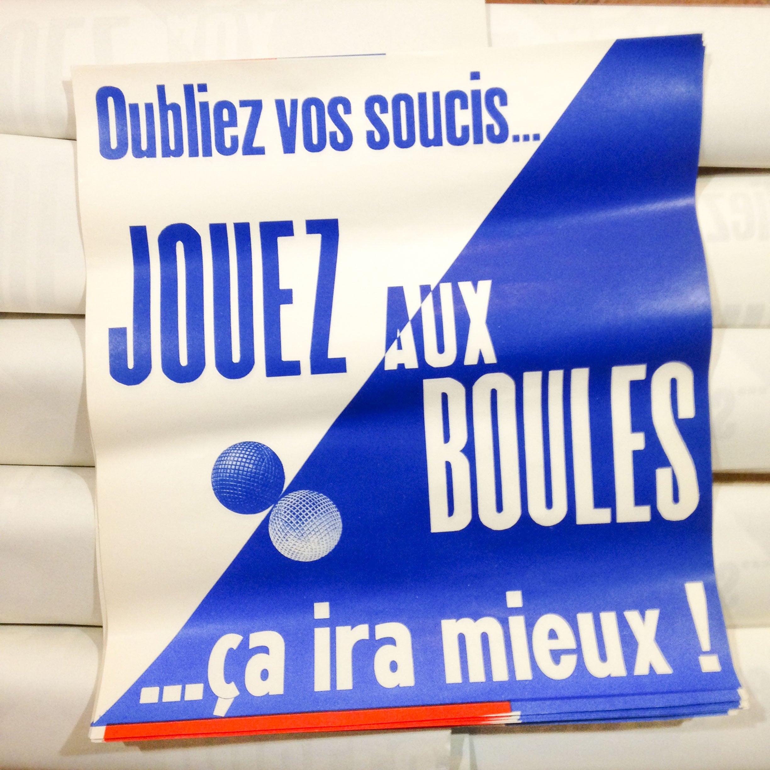 1960 Pétanque Poster