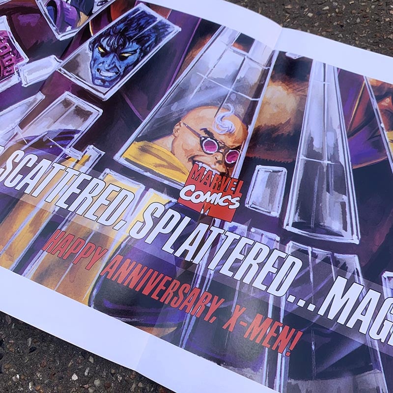 Marvel Magneto's Back Poster 1993