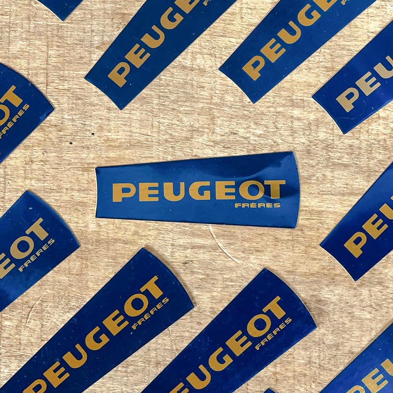 Autocollant Peugeot Frères 1970