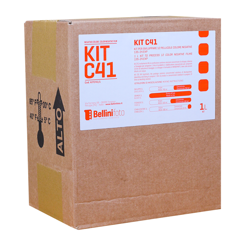 kit couleur 1l bellini c41 c-41 couleur argentique film pellicule développement chimie fixateur 135 120 photo photographie