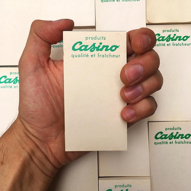 bloc-notes bloc note publicitaire produits casino français vintage carnet 1950 1960