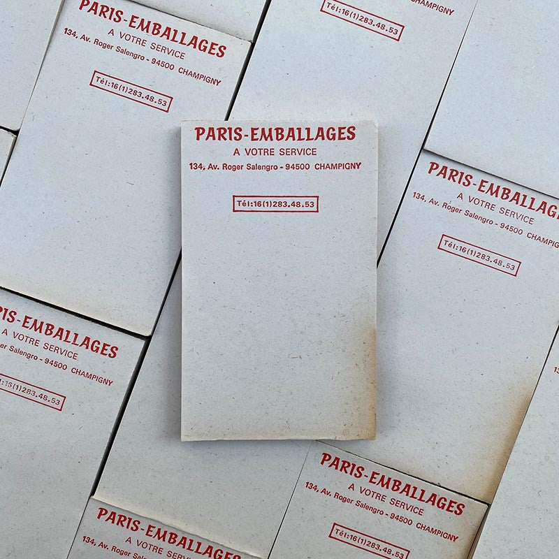 bloc notes ancien brocante paris emballage vintage 1960 1970