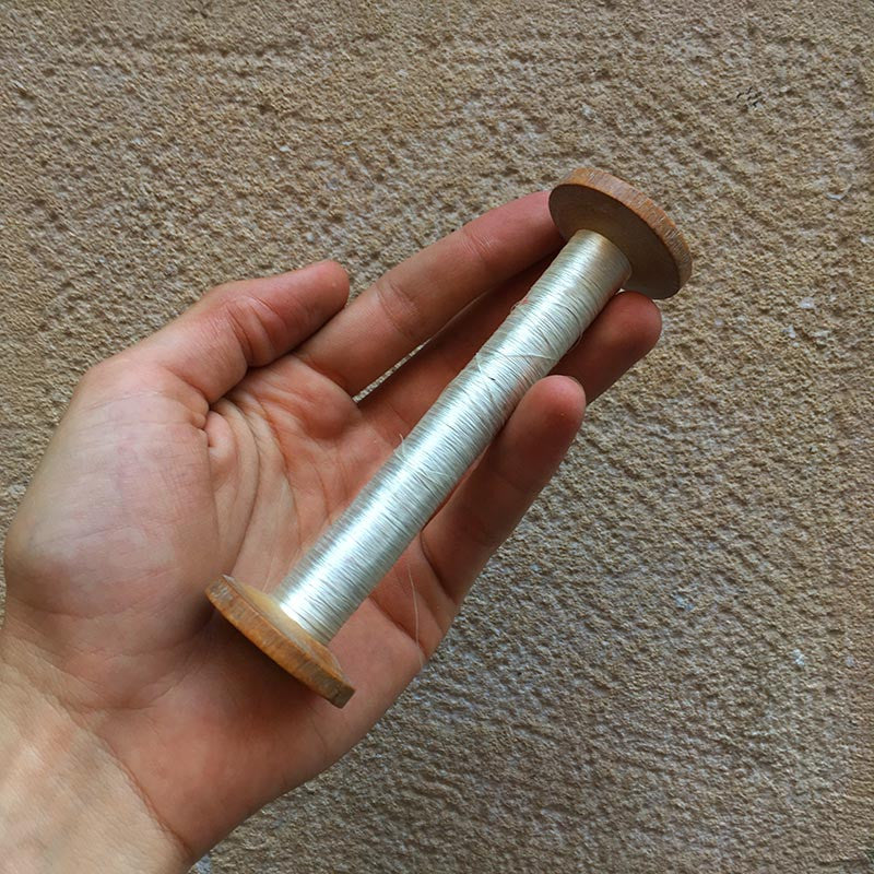 bobine de tissage etienne padet bois ancien vintage mercerie 1950 1960 filature ancienne