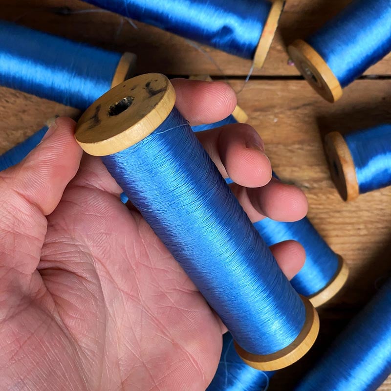 Sky Blue Thread Spool 1950