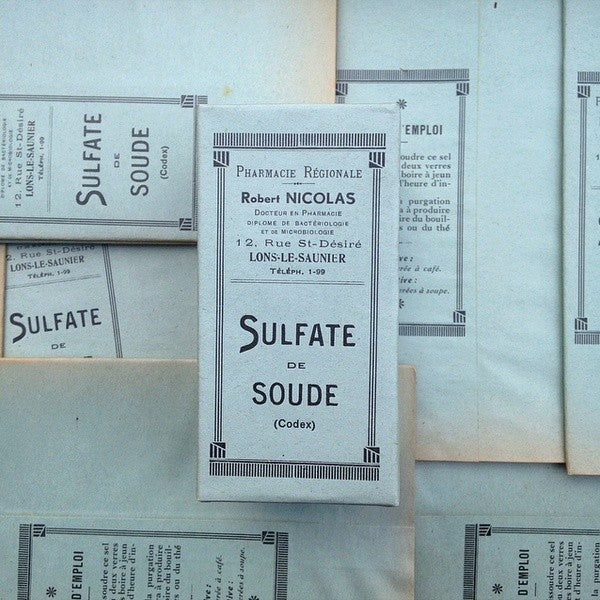 Boite Sulfate de Soude 1940 n°1