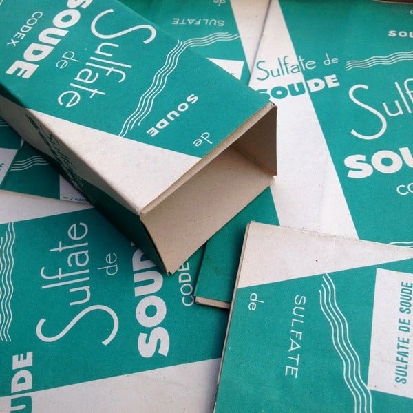 Boite Sulfate de Soude 1940 n°2