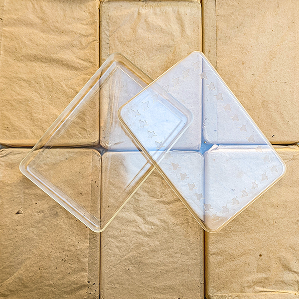 Boite Transparente "Feuille de Lierre" 1960