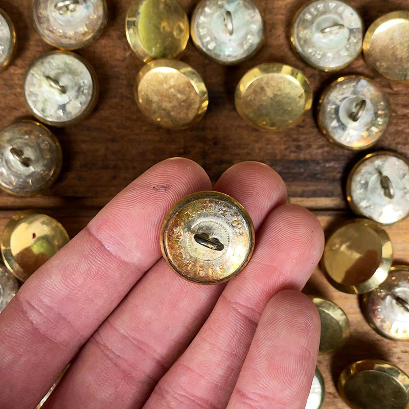 Gold Button 22mm 1930