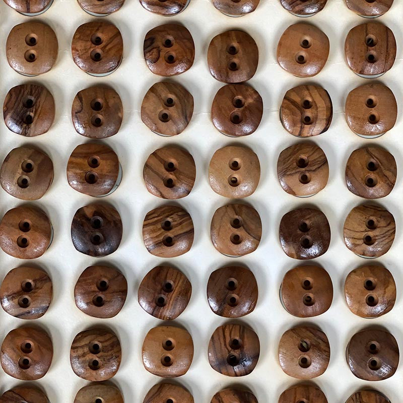 Bouton en Bois 15mm 1960