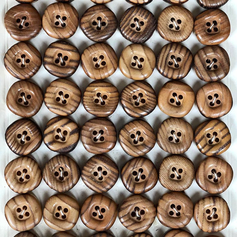 Bouton en Bois 17mm 1960