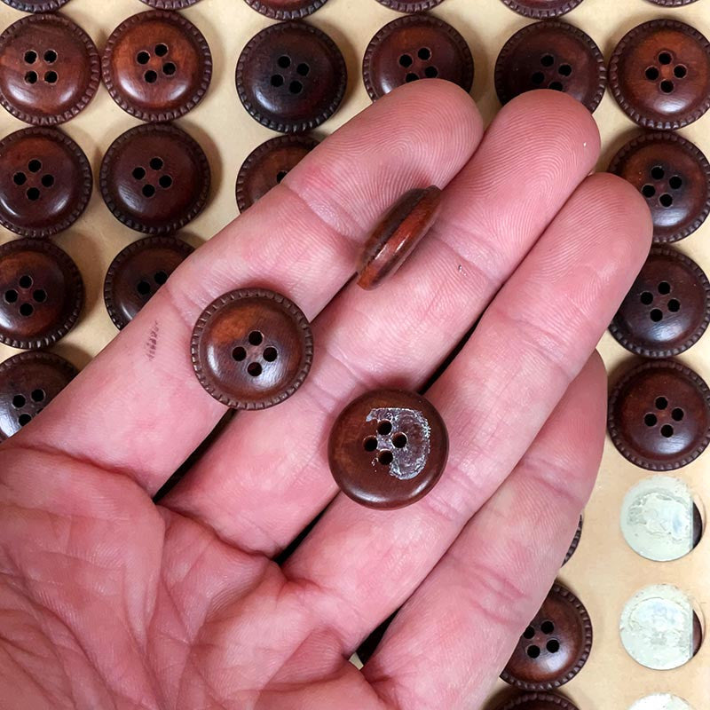 Bouton en Bois 18mm 1960