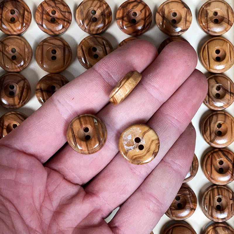 Bouton en Bois 18mm 1960