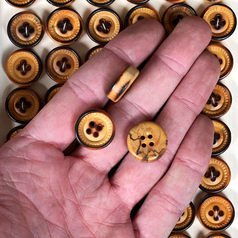 Bouton en Bois 18mm 1960