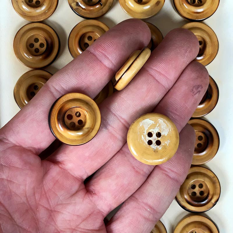 Bouton en Bois 23mm 1960