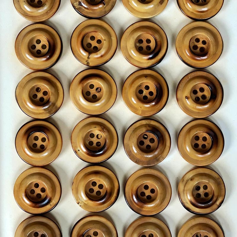 Bouton en Bois 23mm 1960