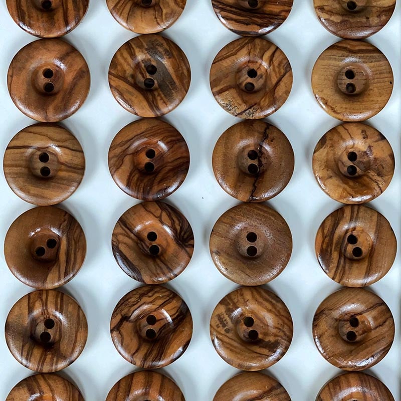 Bouton en Bois 23mm 1960