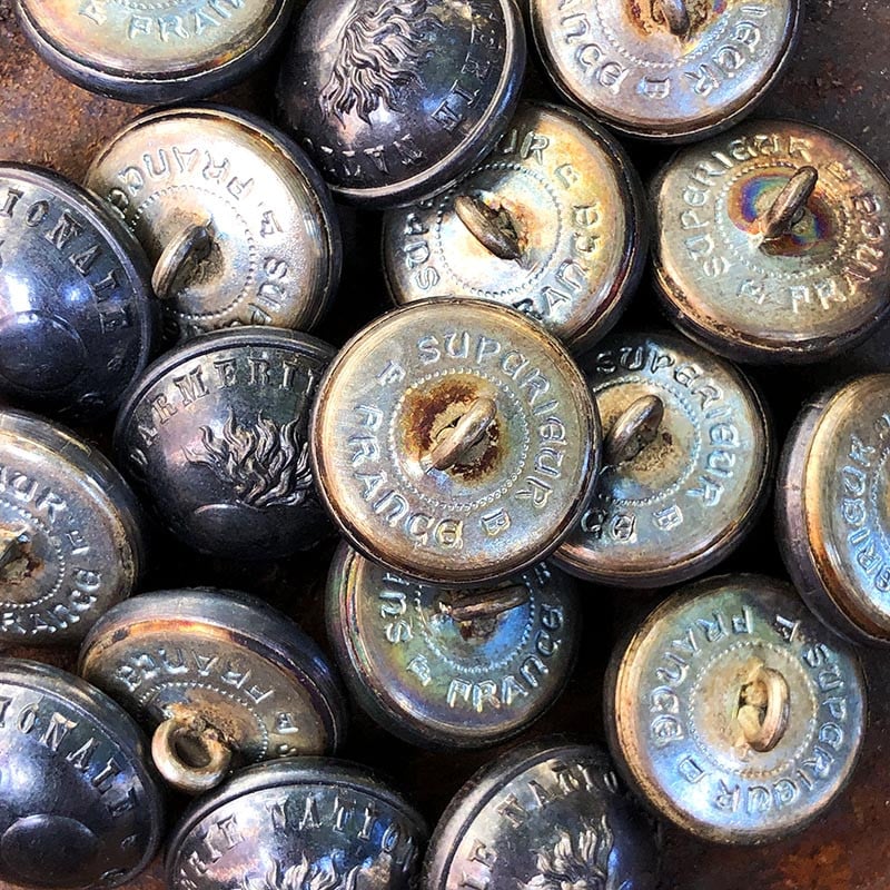 Bouton Gendarmerie Nationale 21mm 1930