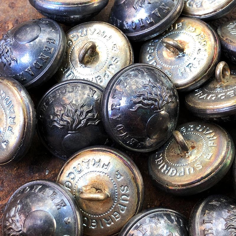 Bouton Gendarmerie Nationale 21mm 1930