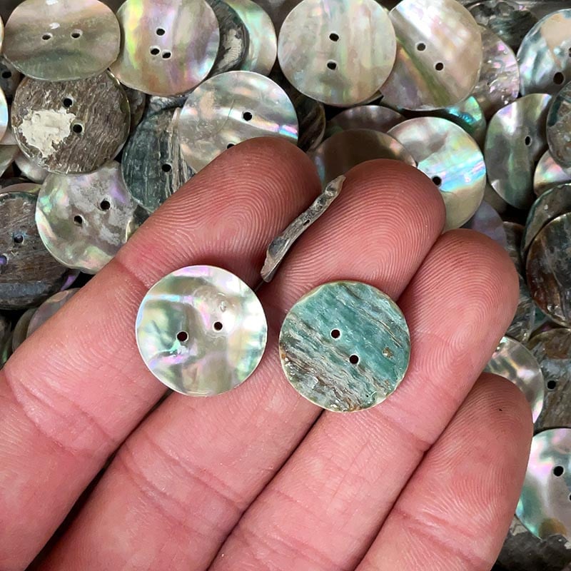 Bouton Nacre 18mm 1960