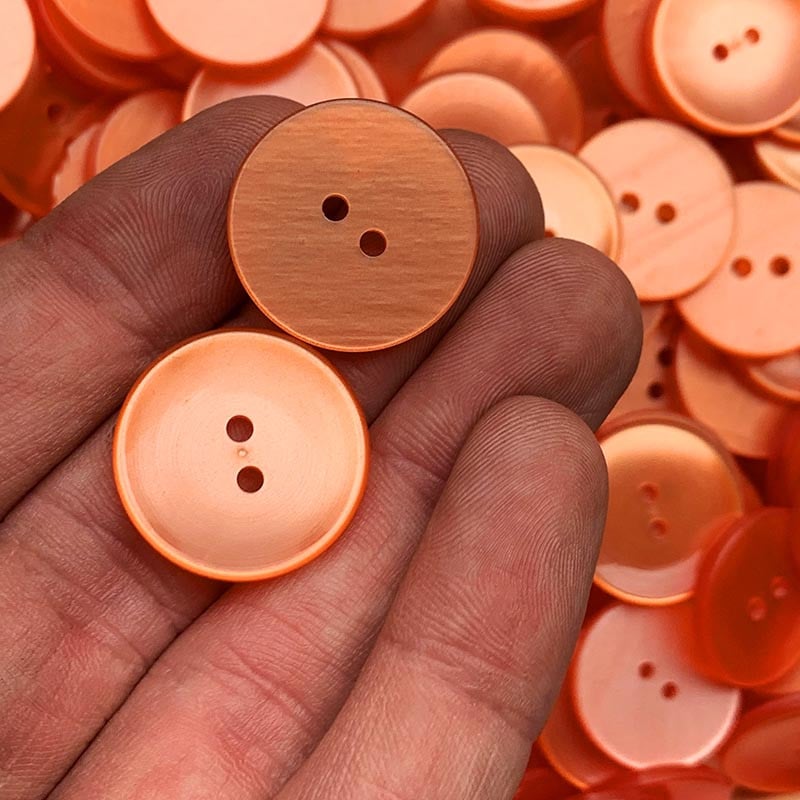 Bouton Orange 22mm 1970