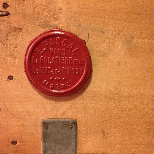 Cachet de Vin E.Pascal 1950