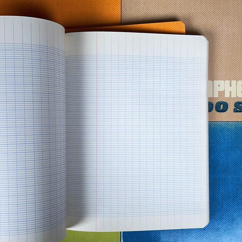 cahier d'écolier école calligraphie 9000 s ligne pages 22 17cm ancien vintage 1970 1980