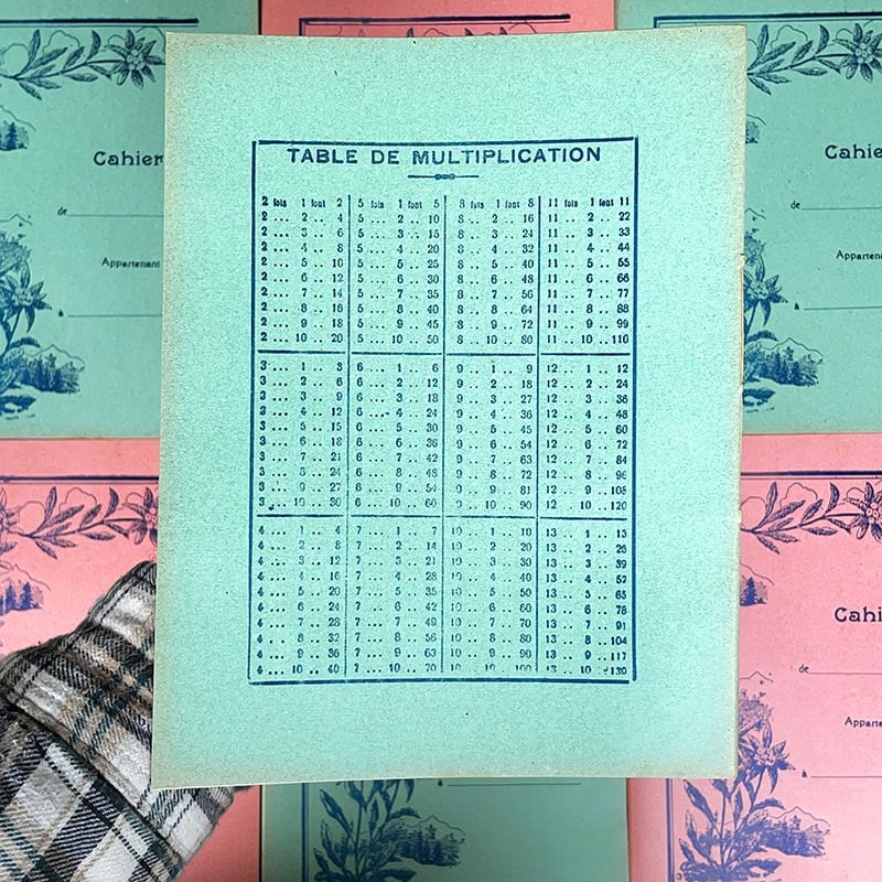 Cahier d'Ecole Edelweiss 1960