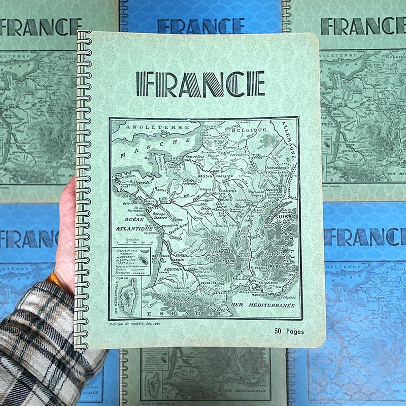 Cahier d'Ecole France 1950