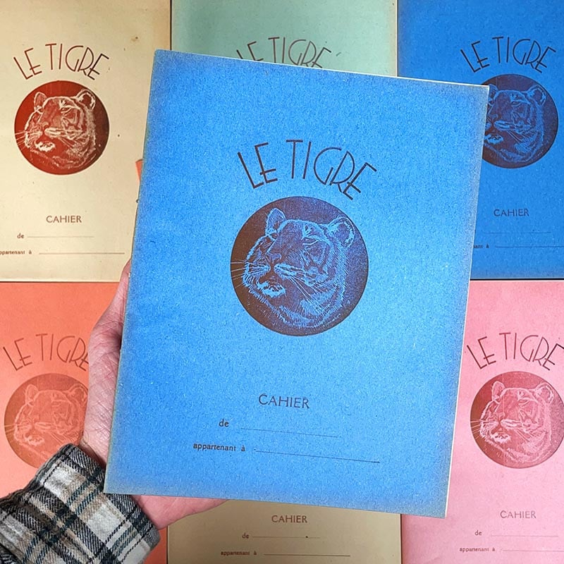 Cahier d'Ecole Le Tigre 1960