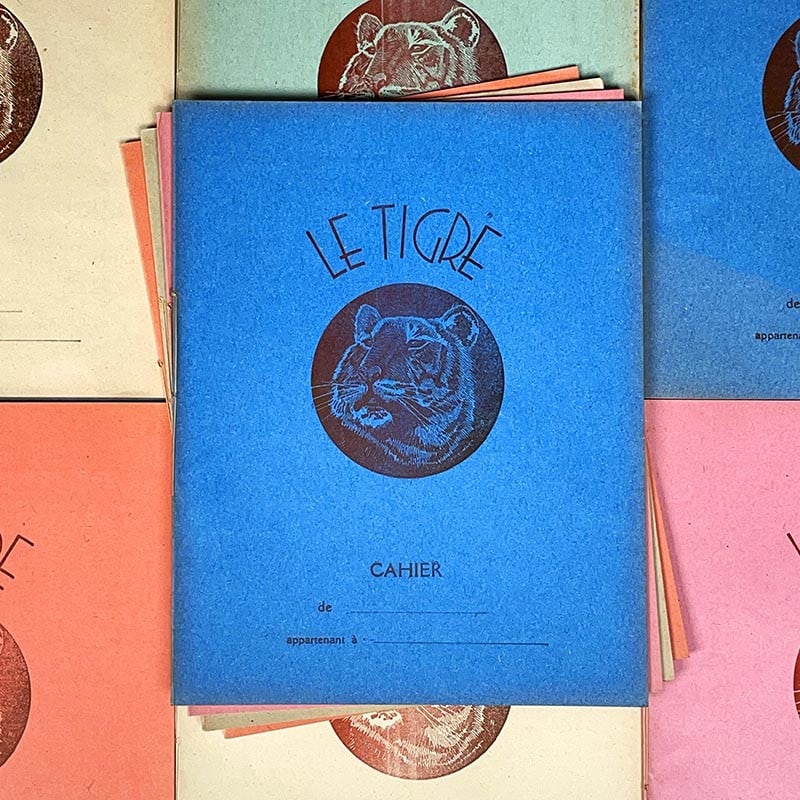 Cahier d'Ecole Le Tigre 1960