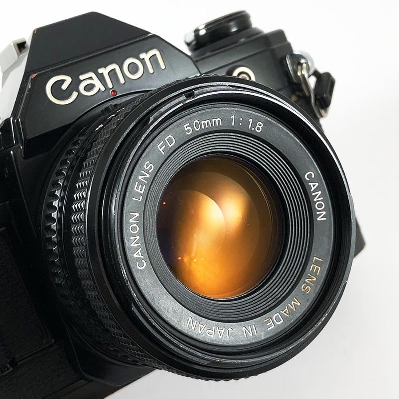 Canon AE-1 Noir & 50mm 1.8