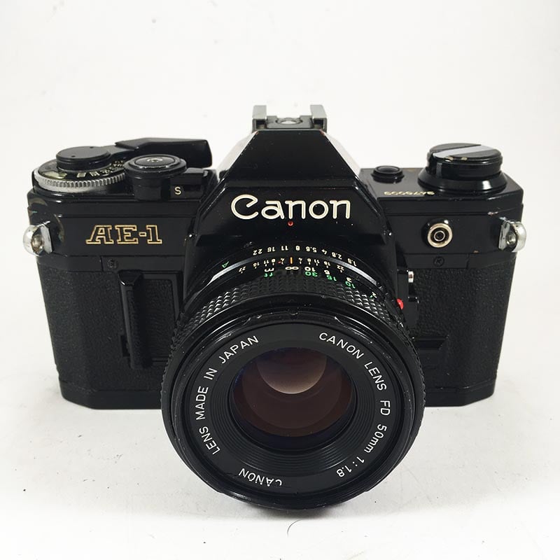 Canon AE-1 Black & 50mm 1.8
