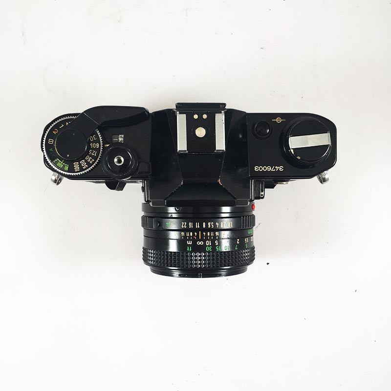 Canon AE-1 Black & 50mm 1.8