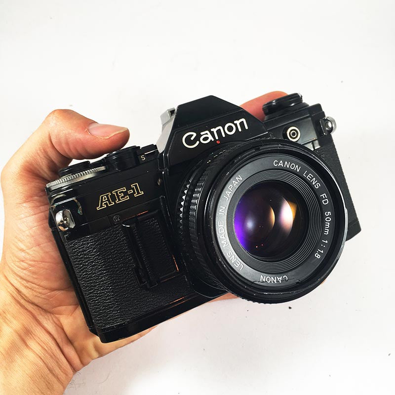 Canon AE-1 Black & 50mm 1.8