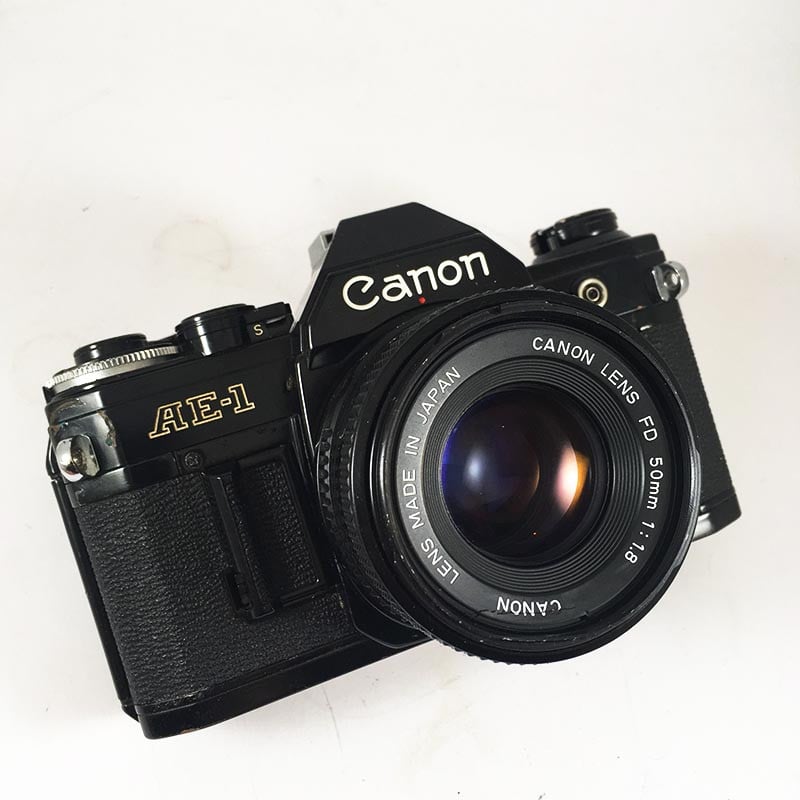Canon AE-1 Black & 50mm 1.8