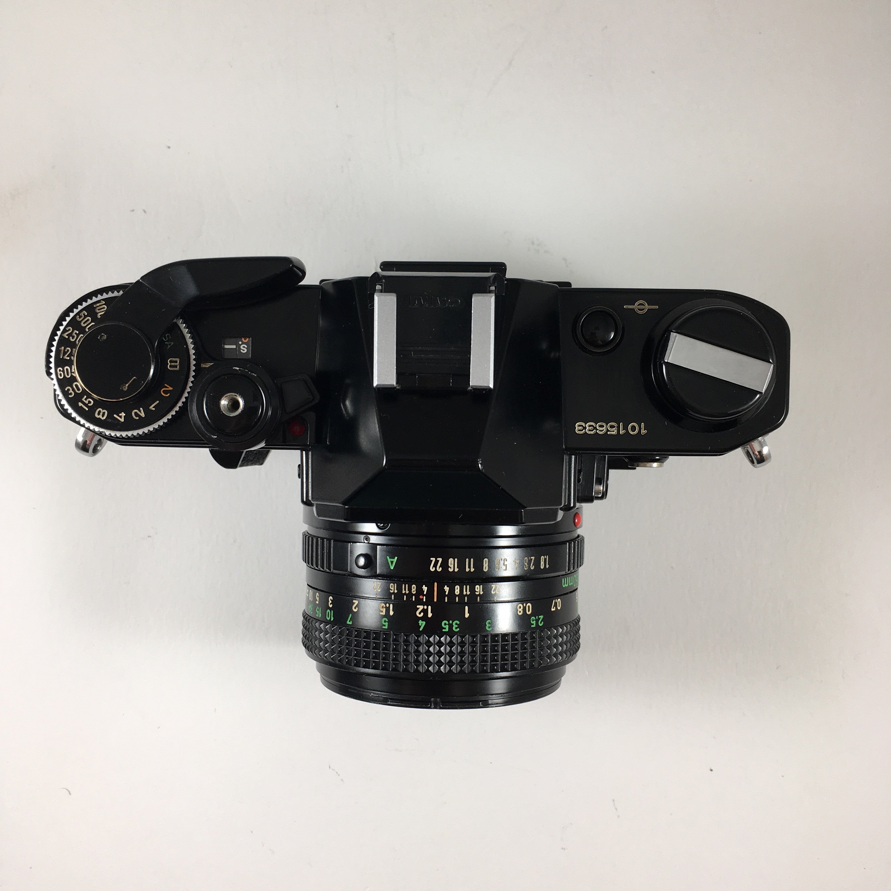 Canon AE-1 Noir & 50mm FD 1.8