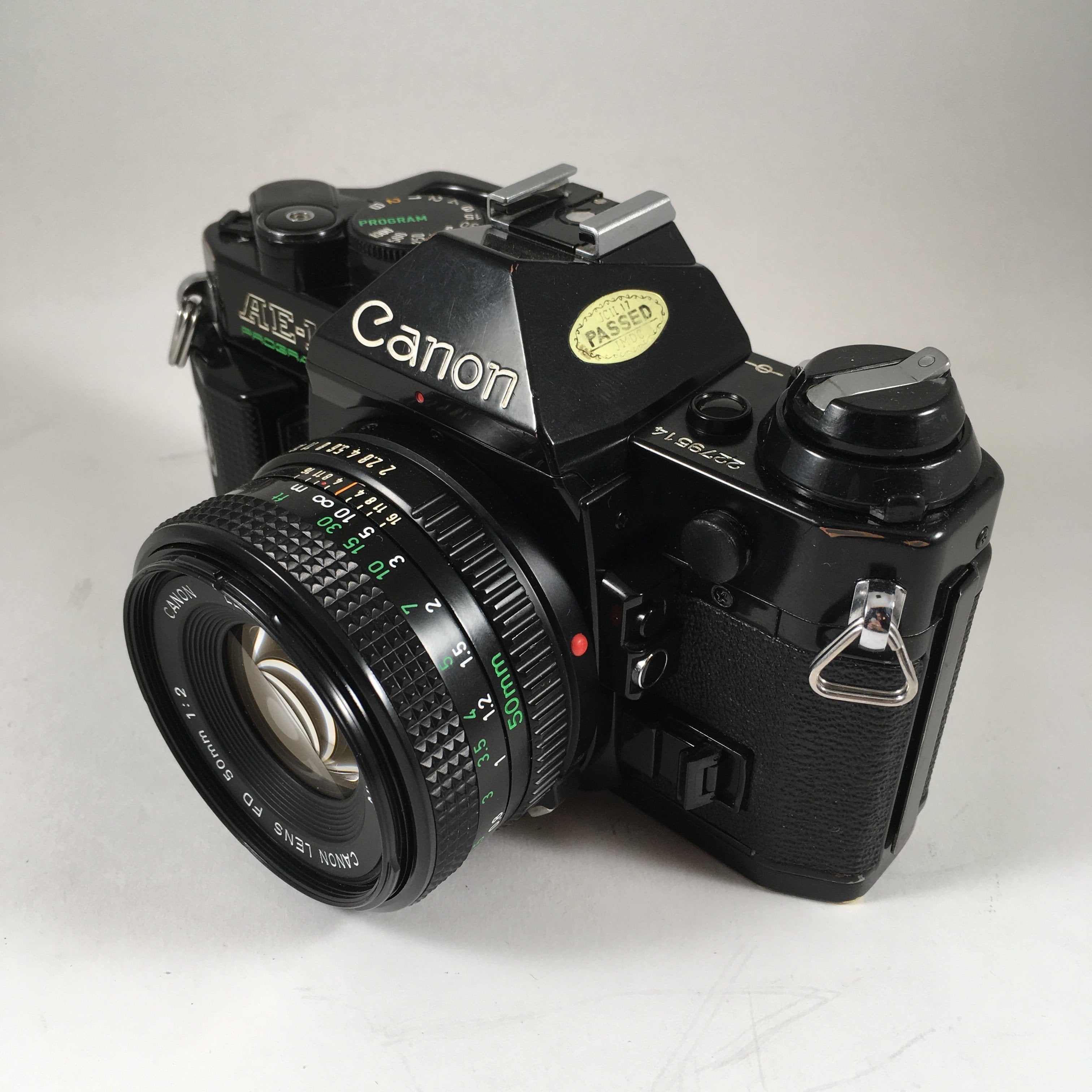 Canon AE-1 Program Black & 50mm FD 1:2