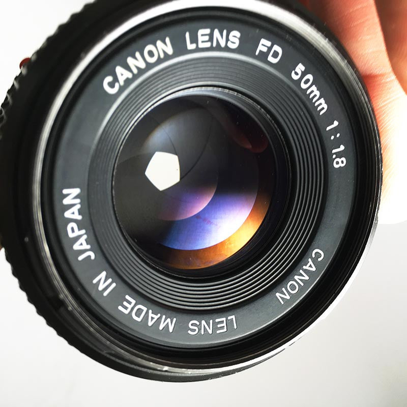 Canon AV-1 Noir & 50mm FD 1.8