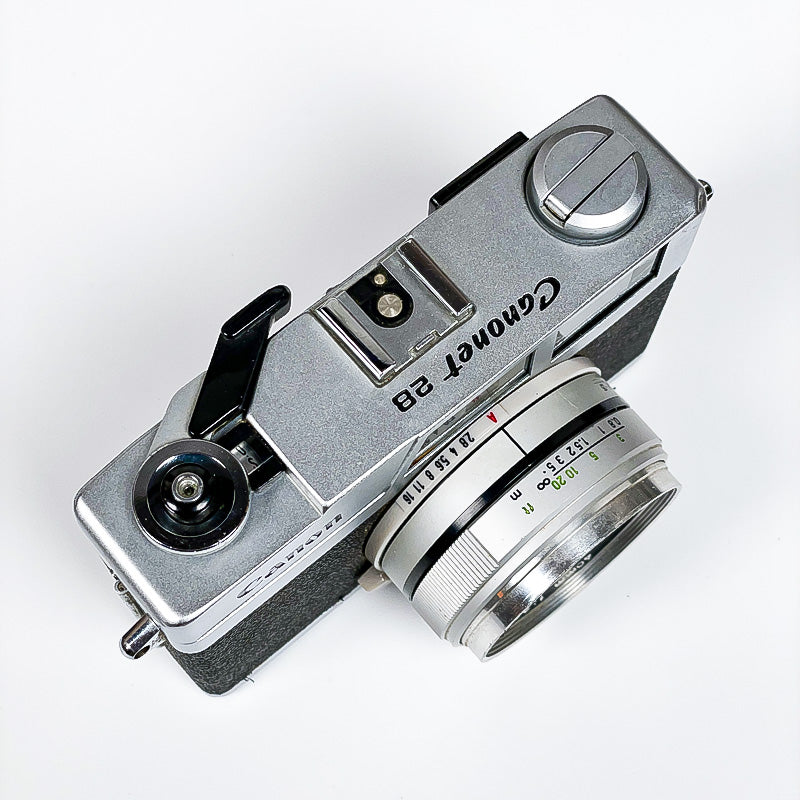 canon canonet 28 28mm compact télémètre film argentique ancien vintage photo photographie pellicule 135 35mm 24x36