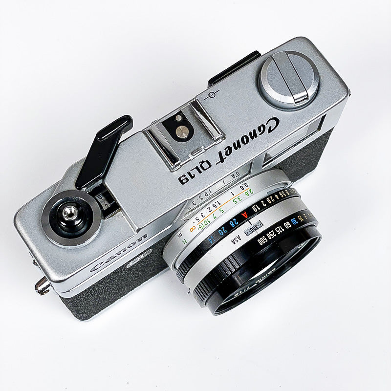Canon Canonet ql19 45mm 19 ancien vintage appareil photo argentique compact télémètre pellicule argentique film 135 35mm 24x36