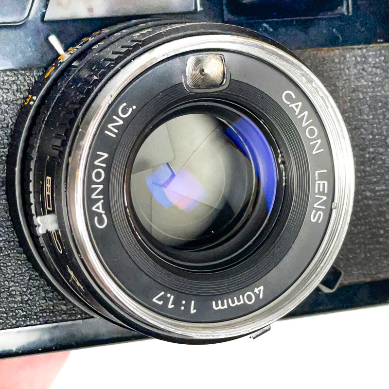 canon canonet QL 17 GIII 40mm noir compact télémètre rangefinder ancien vintage photo photographie pellicule film argentique 135 35mm 24x36 platy