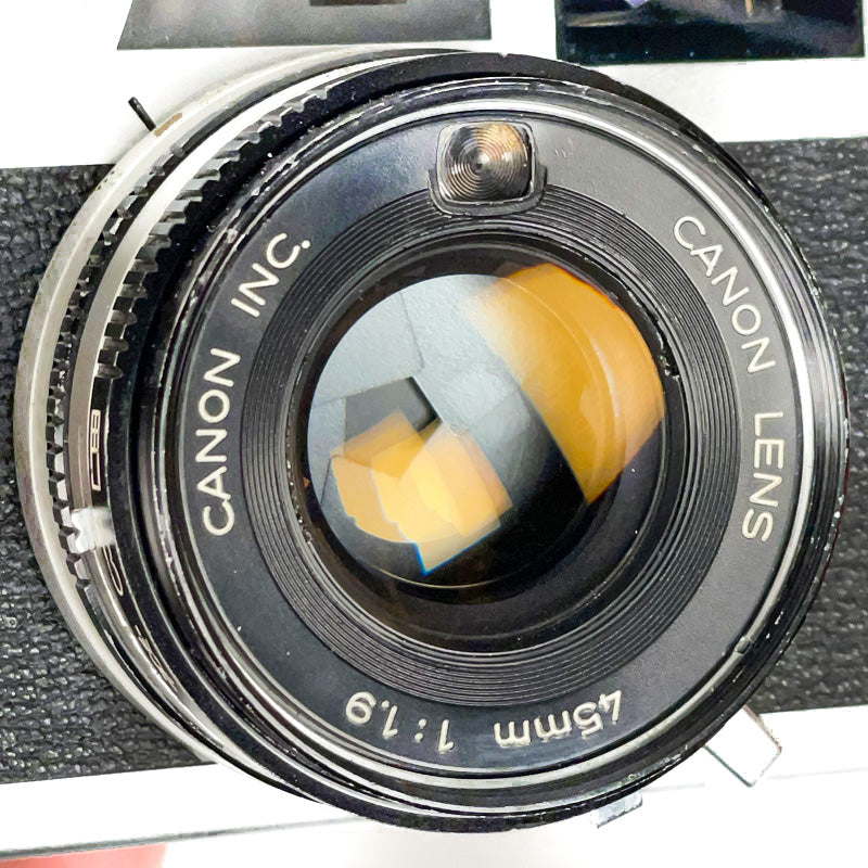 Canon Canonet ql19 45mm 19 ancien vintage appareil photo argentique compact télémètre pellicule argentique film 135 35mm 24x36 platy