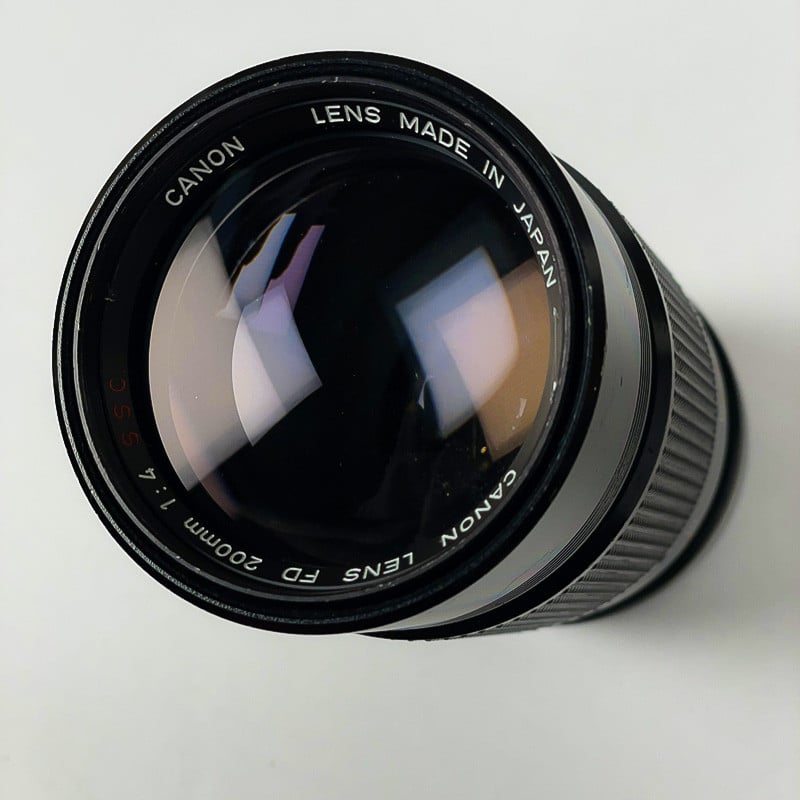 Canon FD 200mm 4 S.S.C.