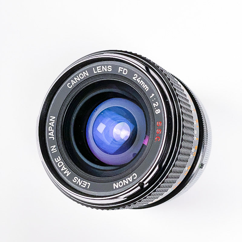 canon fd 24mm 2.8 S.S.C objectif argentique film pellicule appareil photo ancien vintage photographie lens ssc